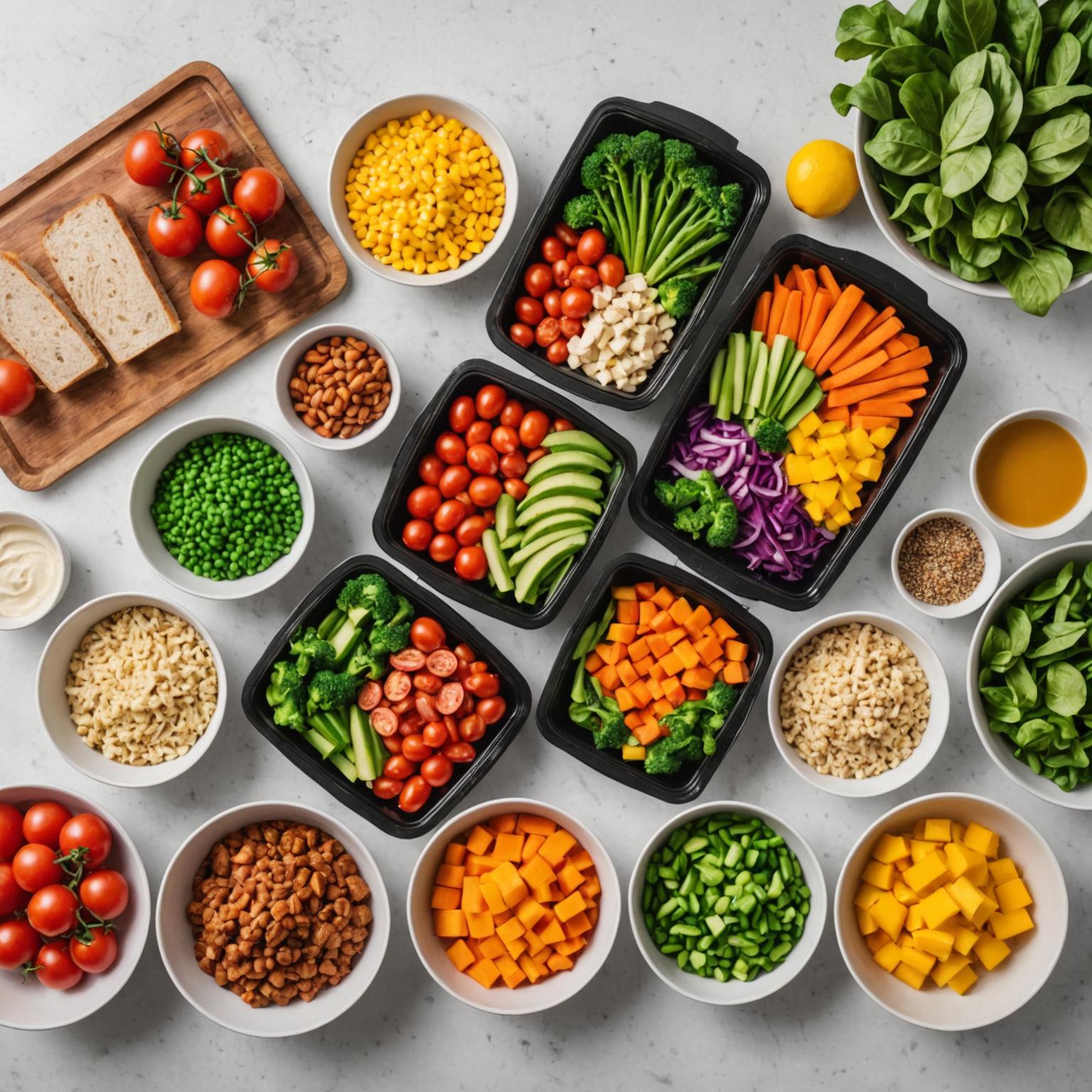 Healthy meal preparation and nutrition planning